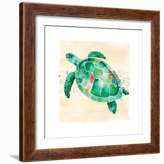 Sea Turtle-Sara Berrenson-Framed Art Print