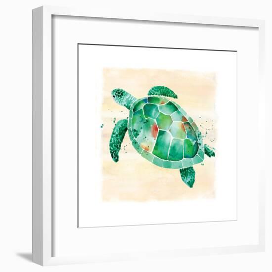 Sea Turtle-Sara Berrenson-Framed Art Print