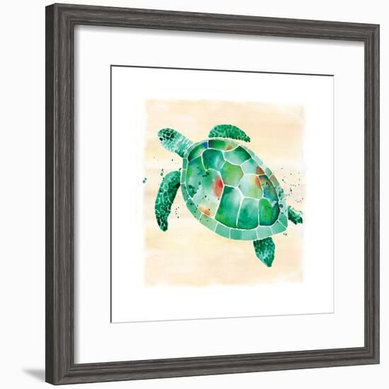 Sea Turtle-Sara Berrenson-Framed Art Print