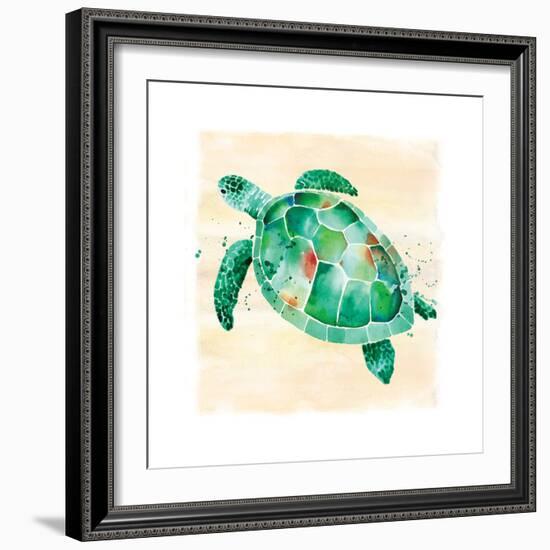 Sea Turtle-Sara Berrenson-Framed Art Print