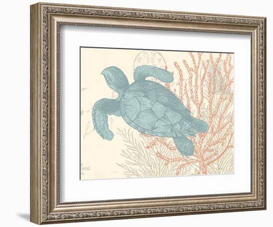 Sea Turtle-N. Harbick-Framed Premium Giclee Print