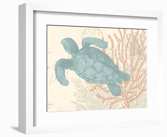 Sea Turtle-N. Harbick-Framed Premium Giclee Print