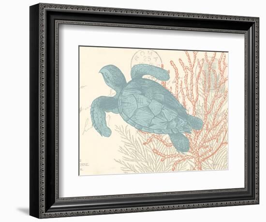 Sea Turtle-N. Harbick-Framed Premium Giclee Print