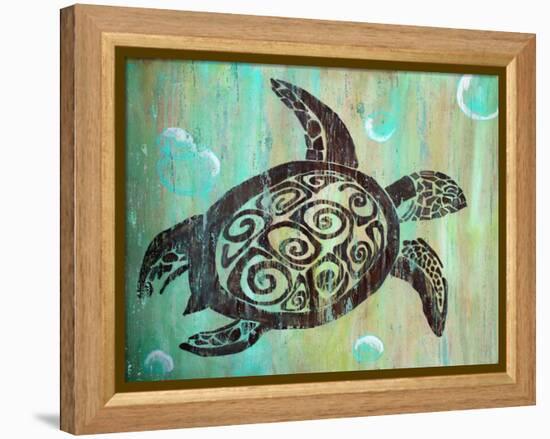 Sea Turtle-Karen Williams-Framed Premier Image Canvas
