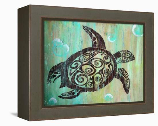 Sea Turtle-Karen Williams-Framed Premier Image Canvas