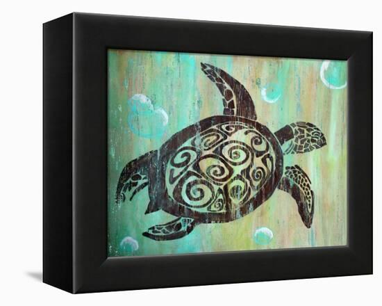 Sea Turtle-Karen Williams-Framed Premier Image Canvas