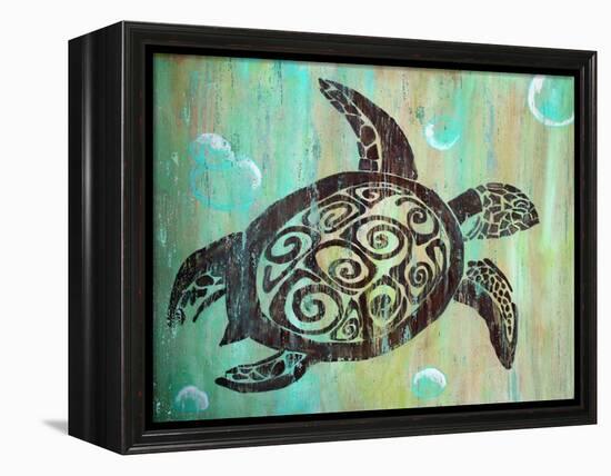 Sea Turtle-Karen Williams-Framed Premier Image Canvas