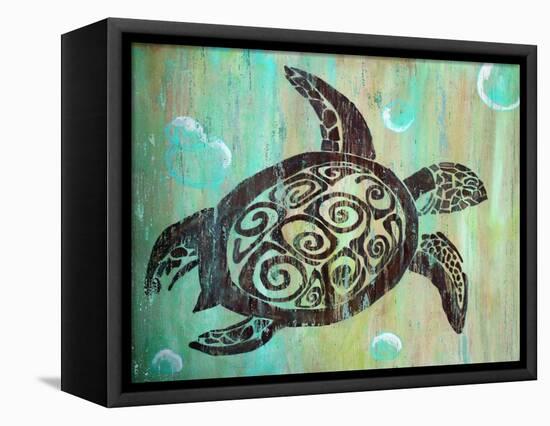 Sea Turtle-Karen Williams-Framed Premier Image Canvas