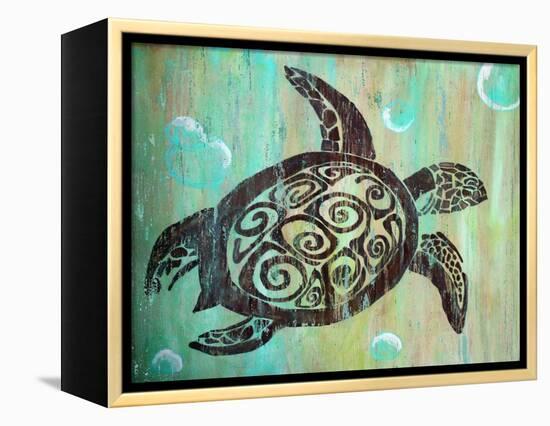 Sea Turtle-Karen Williams-Framed Premier Image Canvas