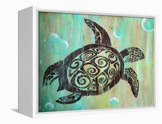 Sea Turtle-Karen Williams-Framed Premier Image Canvas