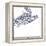 Sea Turtle-The Saturday Evening Post-Framed Premier Image Canvas