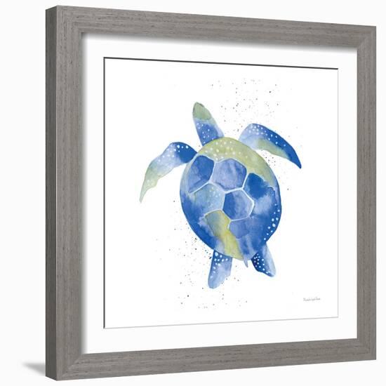 Sea Turtle-Mercedes Lopez Charro-Framed Art Print