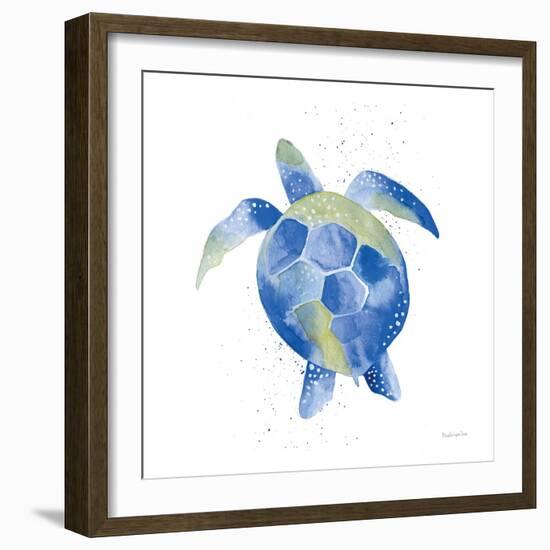 Sea Turtle-Mercedes Lopez Charro-Framed Art Print