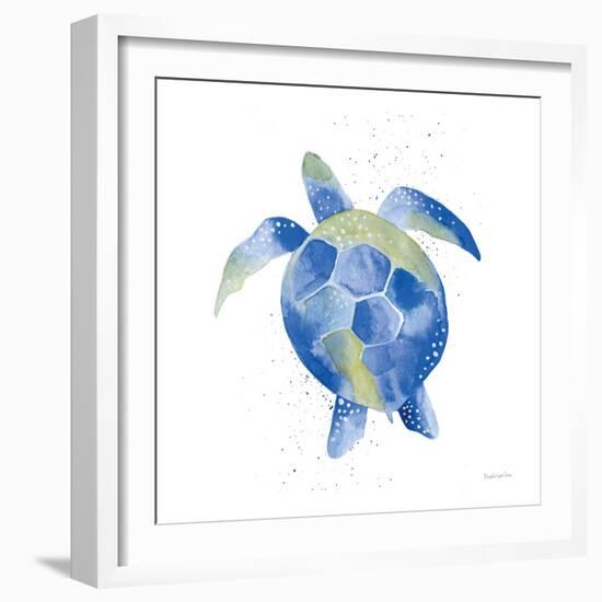 Sea Turtle-Mercedes Lopez Charro-Framed Art Print