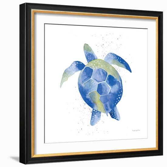 Sea Turtle-Mercedes Lopez Charro-Framed Art Print