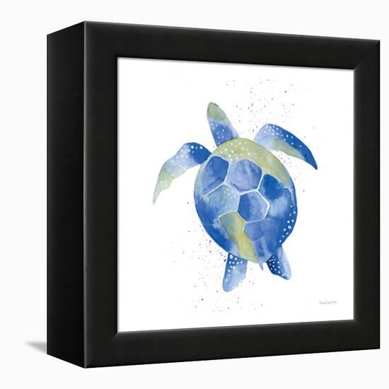 Sea Turtle-Mercedes Lopez Charro-Framed Stretched Canvas