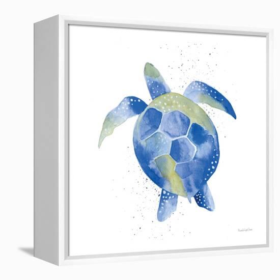 Sea Turtle-Mercedes Lopez Charro-Framed Stretched Canvas