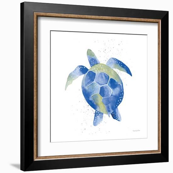 Sea Turtle-Mercedes Lopez Charro-Framed Art Print