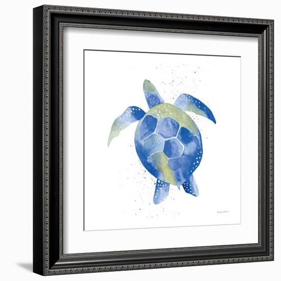 Sea Turtle-Mercedes Lopez Charro-Framed Art Print