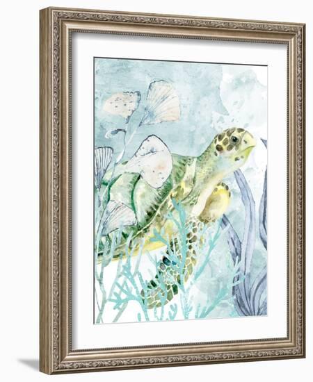 Sea Turtle-Kimberly Allen-Framed Art Print