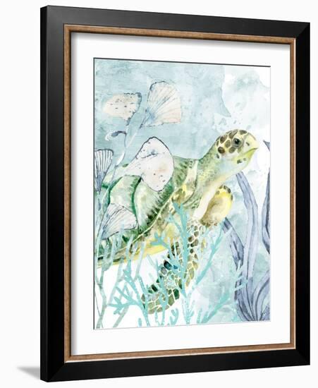 Sea Turtle-Kimberly Allen-Framed Art Print