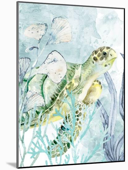 Sea Turtle-Kimberly Allen-Mounted Art Print