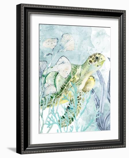 Sea Turtle-Kimberly Allen-Framed Art Print