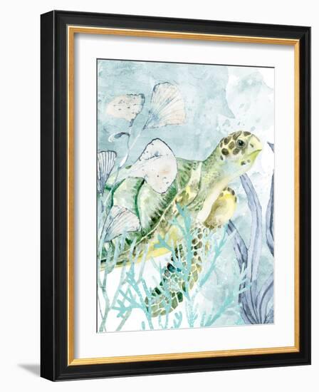 Sea Turtle-Kimberly Allen-Framed Art Print