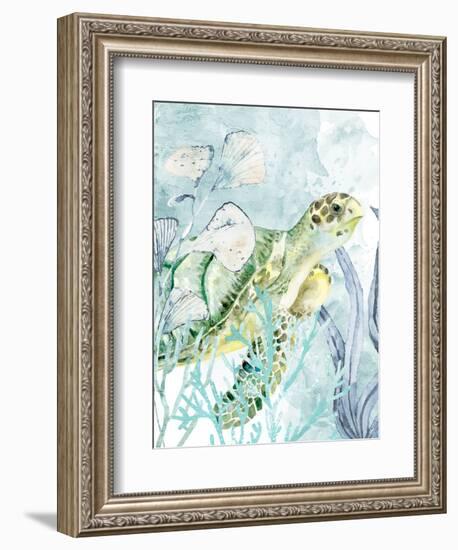 Sea Turtle-Kimberly Allen-Framed Premium Giclee Print