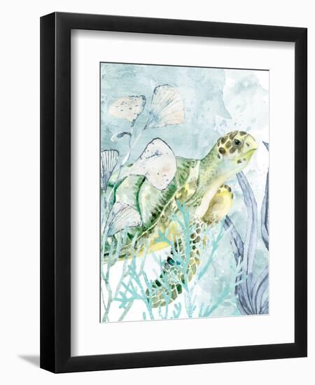 Sea Turtle-Kimberly Allen-Framed Premium Giclee Print