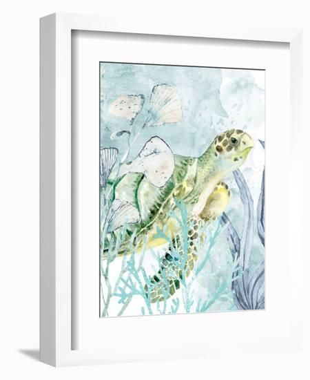 Sea Turtle-Kimberly Allen-Framed Premium Giclee Print