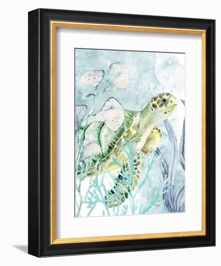 Sea Turtle-Kimberly Allen-Framed Premium Giclee Print