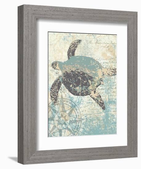 Sea Turtles II-Piper Ballantyne-Framed Premium Giclee Print