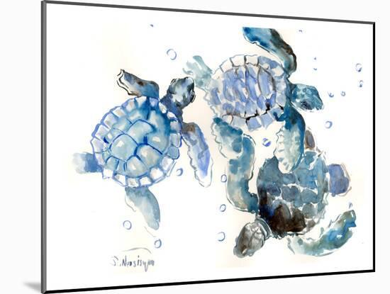Sea Turtles-Suren Nersisyan-Mounted Art Print