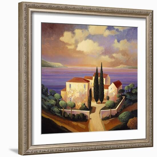 Sea View Villa-Max Hayslette-Framed Giclee Print