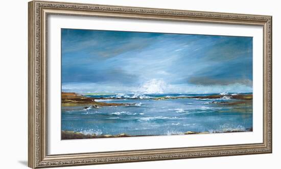 Sea Wall II-Angellini-Framed Giclee Print