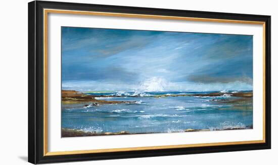 Sea Wall II-Angellini-Framed Giclee Print