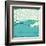 Sea Waves. Vintage Illustration Of Sea Landscape-GeraKTV-Framed Art Print