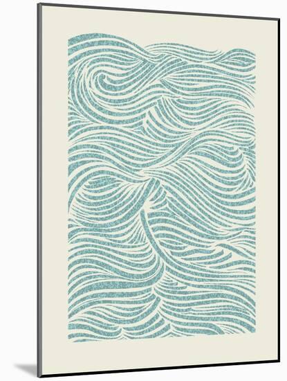 Sea Waves-CPDLab-Mounted Art Print