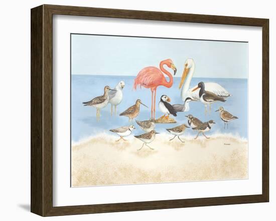 Seabird Summit-Wendy Russell-Framed Art Print