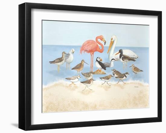 Seabird Summit-Wendy Russell-Framed Art Print