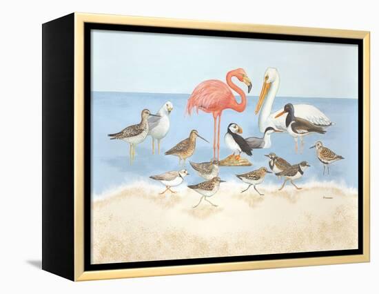 Seabird Summit-Wendy Russell-Framed Stretched Canvas