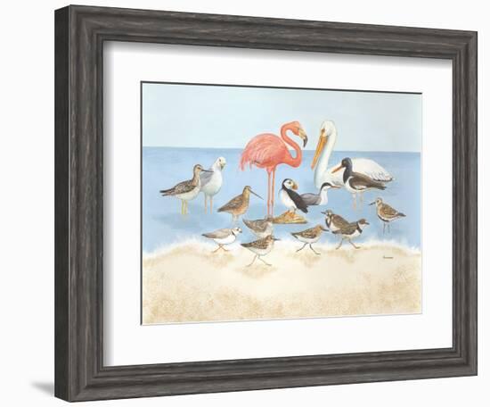 Seabird Summit-Wendy Russell-Framed Art Print