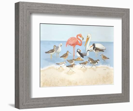 Seabird Summit-Wendy Russell-Framed Art Print