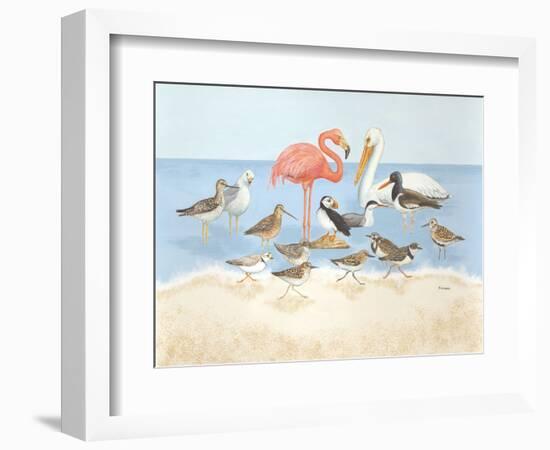 Seabird Summit-Wendy Russell-Framed Art Print