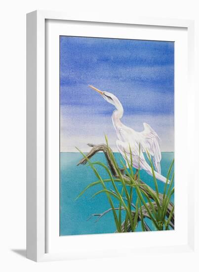 Seabirds at Noon I-null-Framed Art Print