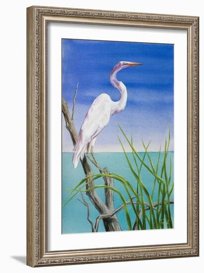 Seabirds at Noon II-null-Framed Art Print