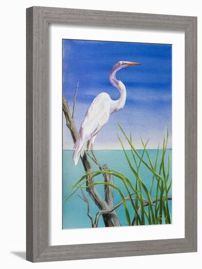 Seabirds at Noon II-null-Framed Art Print