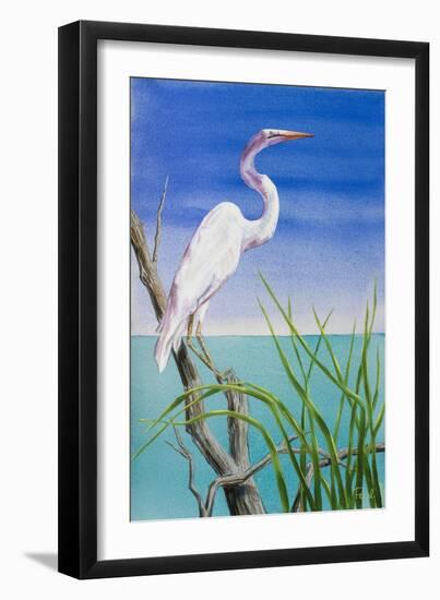 Seabirds at Noon II-null-Framed Art Print