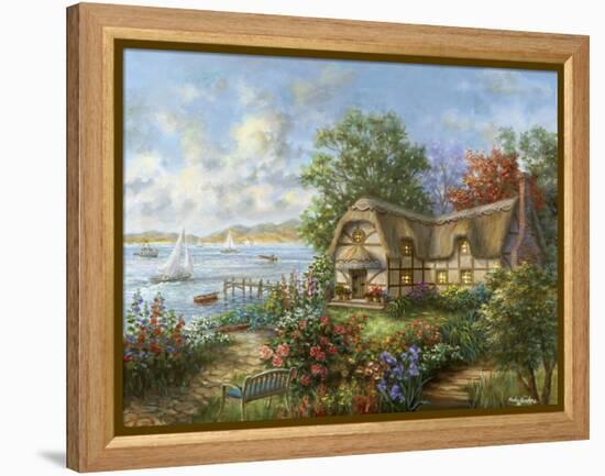 Seacove Cottage-Nicky Boehme-Framed Premier Image Canvas